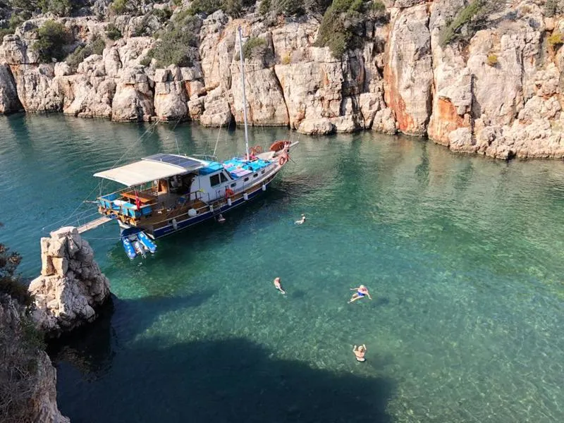 Kaş to Kalkan Round Trip – Daily Gulet Tour